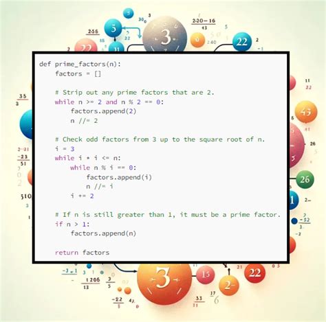 prime factors function in python