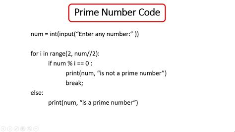 prime no. code