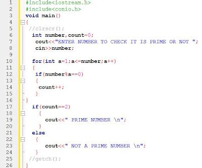 prime number in c++ code