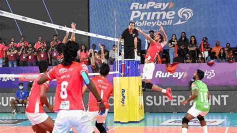 prime volleyball league live score