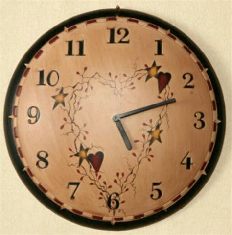 Primitive Country Wall Clocks
