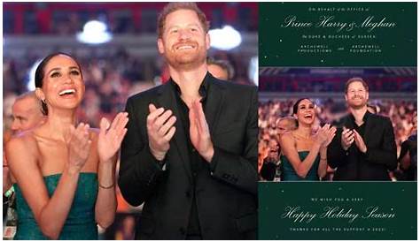 Prince Harry Christmas Card Meghan Markle & Share First Look At Baby