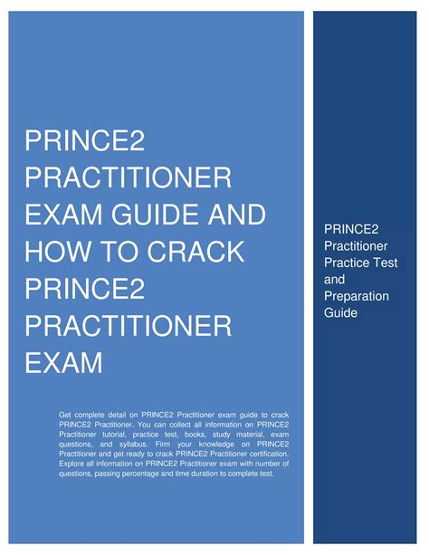 prince 2 practitioner exam