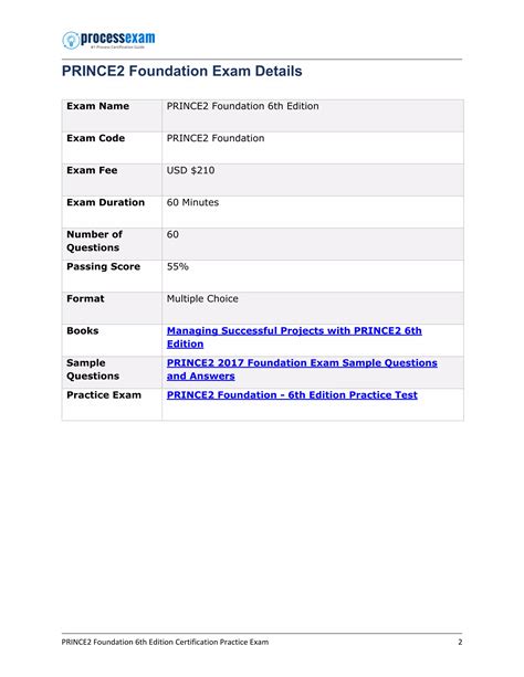 prince2 foundation exam fee