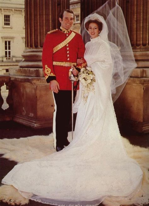 Royal Wedding Dresses of Great Britain Princess Anne OneWed