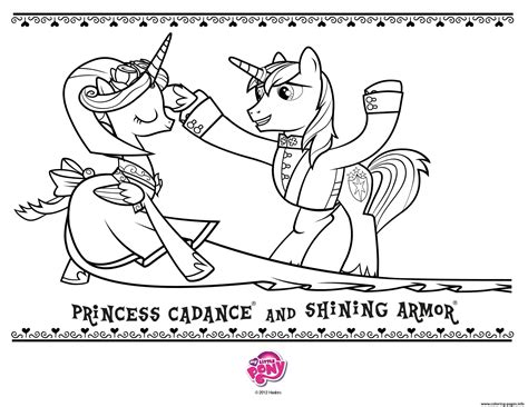 Shining Armor Coloring Pages Team colors