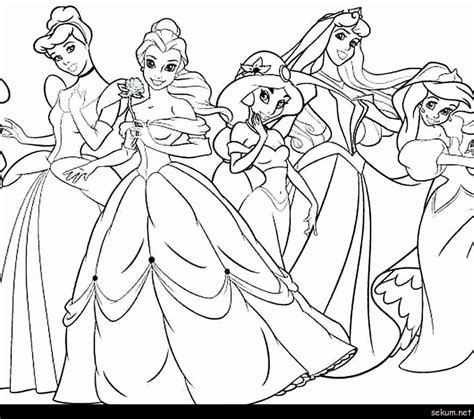 Princess Coloring Pages Print: A Fun Activity For Kids