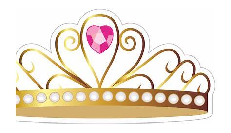 Princess Crown Cake Topper Printable - KALECOP