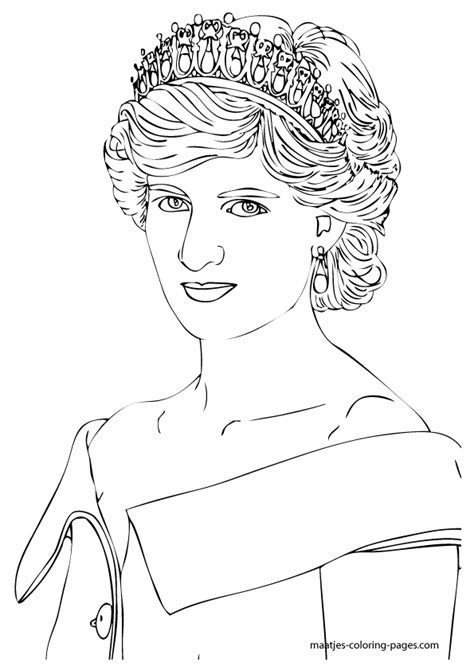Princess Diana Coloring Pages: A Perfect Way To Relive Your Childhood Memories