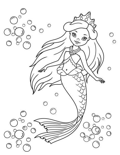 Princess Mermaid Coloring Pages: Tips And Ideas For Relaxing Coloring