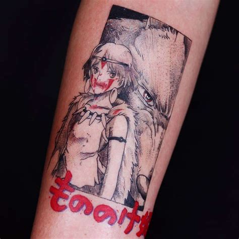 Inspiring Princess Mononoke Tattoo Design 2023
