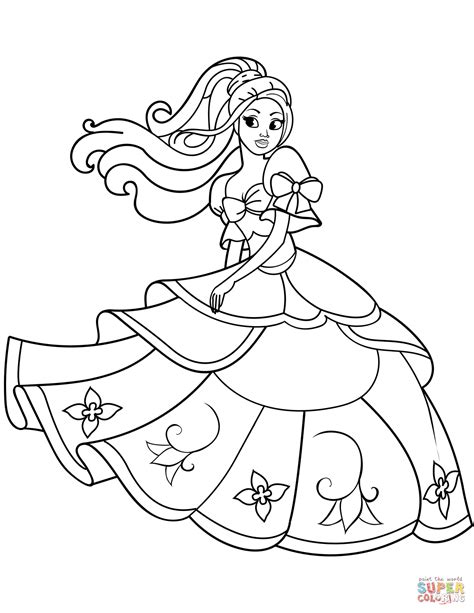 Full Page Princess Coloring Pages Coloring Home