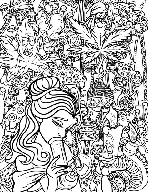 Princess Stoner Coloring Book Great Coloring Book For Adults Etsy