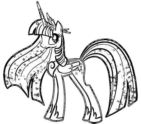 Nightmare Moon Coloring Pages My little pony coloring, Moon coloring