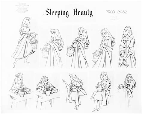 princess aurora model sheet