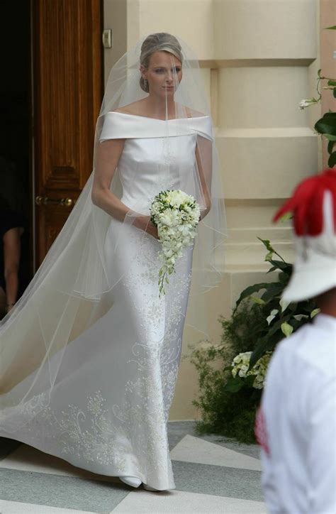 princess charlene wedding dress designer