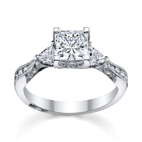 Princess Cut Style Engagement Rings