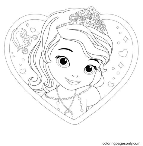 Princess Sofia Halloween Coloring Pages