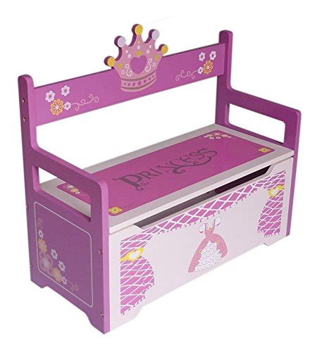 Princess Toy Storage Bench