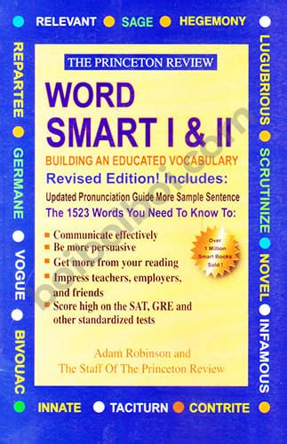 Ebook The Princeton Review Word Smart II CD Building an Even More