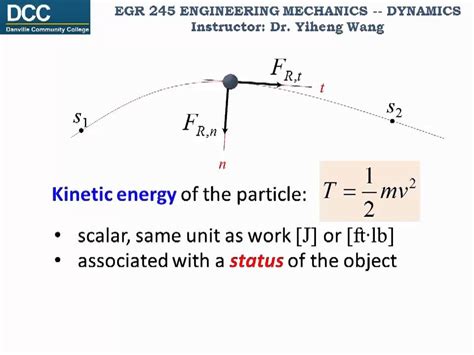 principle of work and energy dynamics examples