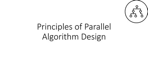principles of parallel algorithm design