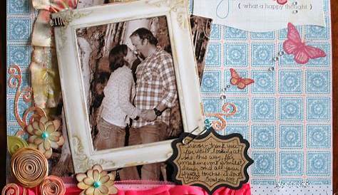Items similar to Two 12x12 Pre-made Scrapbook Page Layouts on Etsy