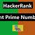print prime numbers hackerrank solution