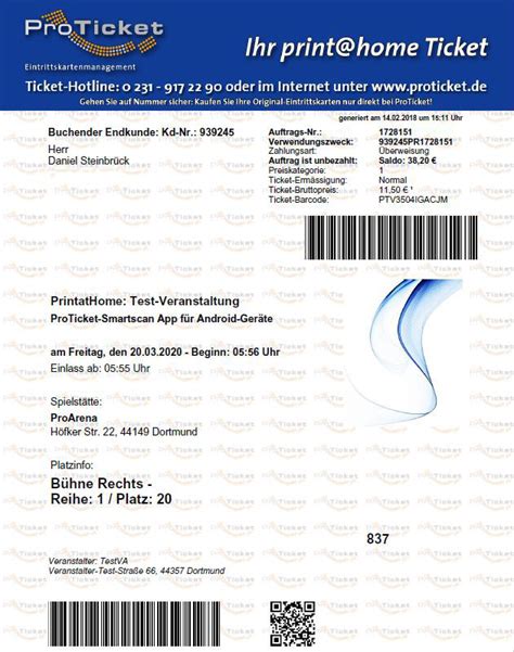 print at home ticket