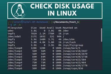Print Disk Usage In Unix