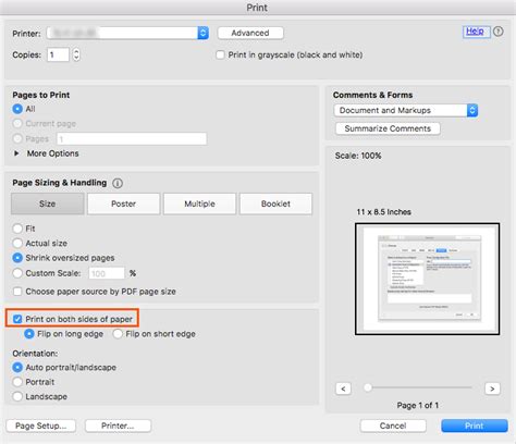 Print Double Sided Adobe Acrobat Reader