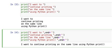 Print End Line In Python