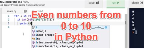 print even numbers in python w3schools