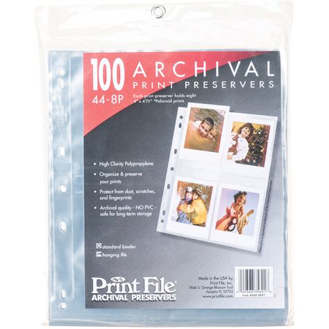 print file archival storage