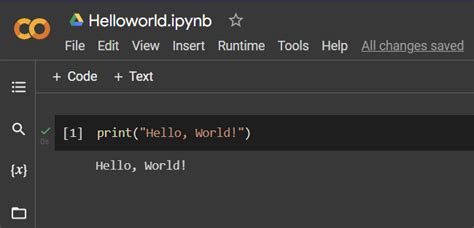 print hello world python code