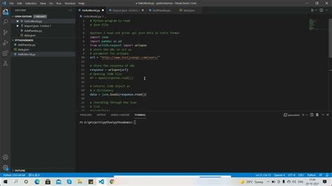 print json data in table format python