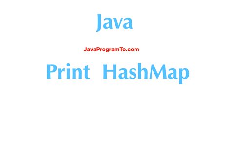 Print Key From Hashmap Java