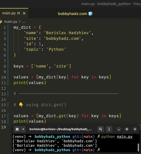 Print Key With Multiple Values Python