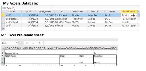 Print Of Database