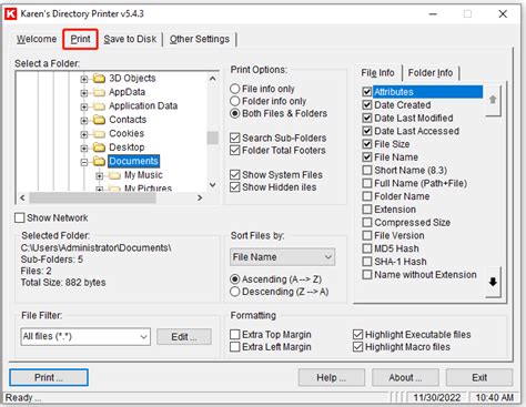 Print Server List In The Directory