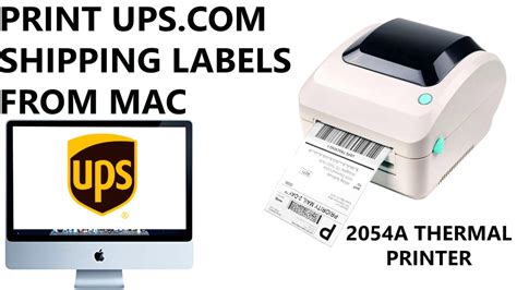 Print Shipping Labels From Ups