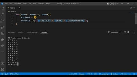 Print Table On Javascript