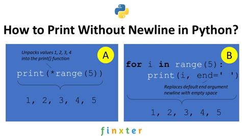 Print Without End Line Python
