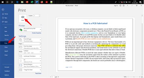 Print Without Notes In Word