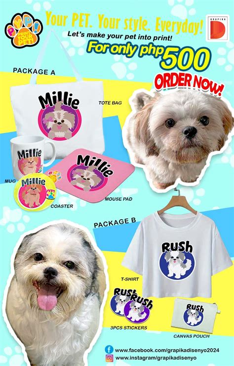 Print Your Pet on to Fleece Blankets, Mugs, Phone Cases and More! 🐶💕