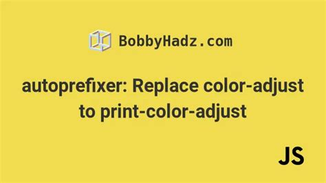 Print-Color-Adjust Not Working