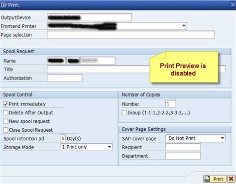 Print-Control Function Abap