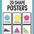 printable 2d shapes for kindergarten