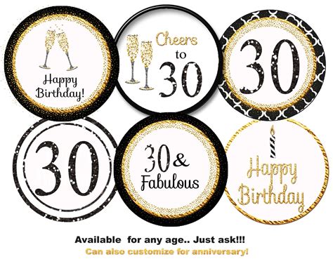 Printable 30Th Birthday Cupcake Toppers: How To Make Them