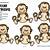 printable 5 little monkeys